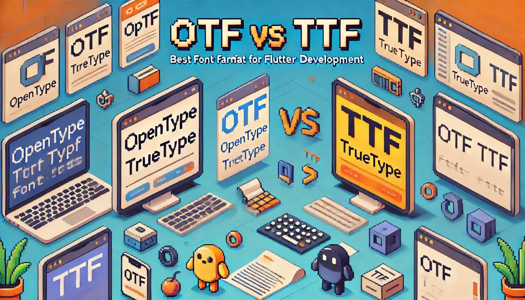 OTF vs TTF: Best Font Format for Flutter App Development