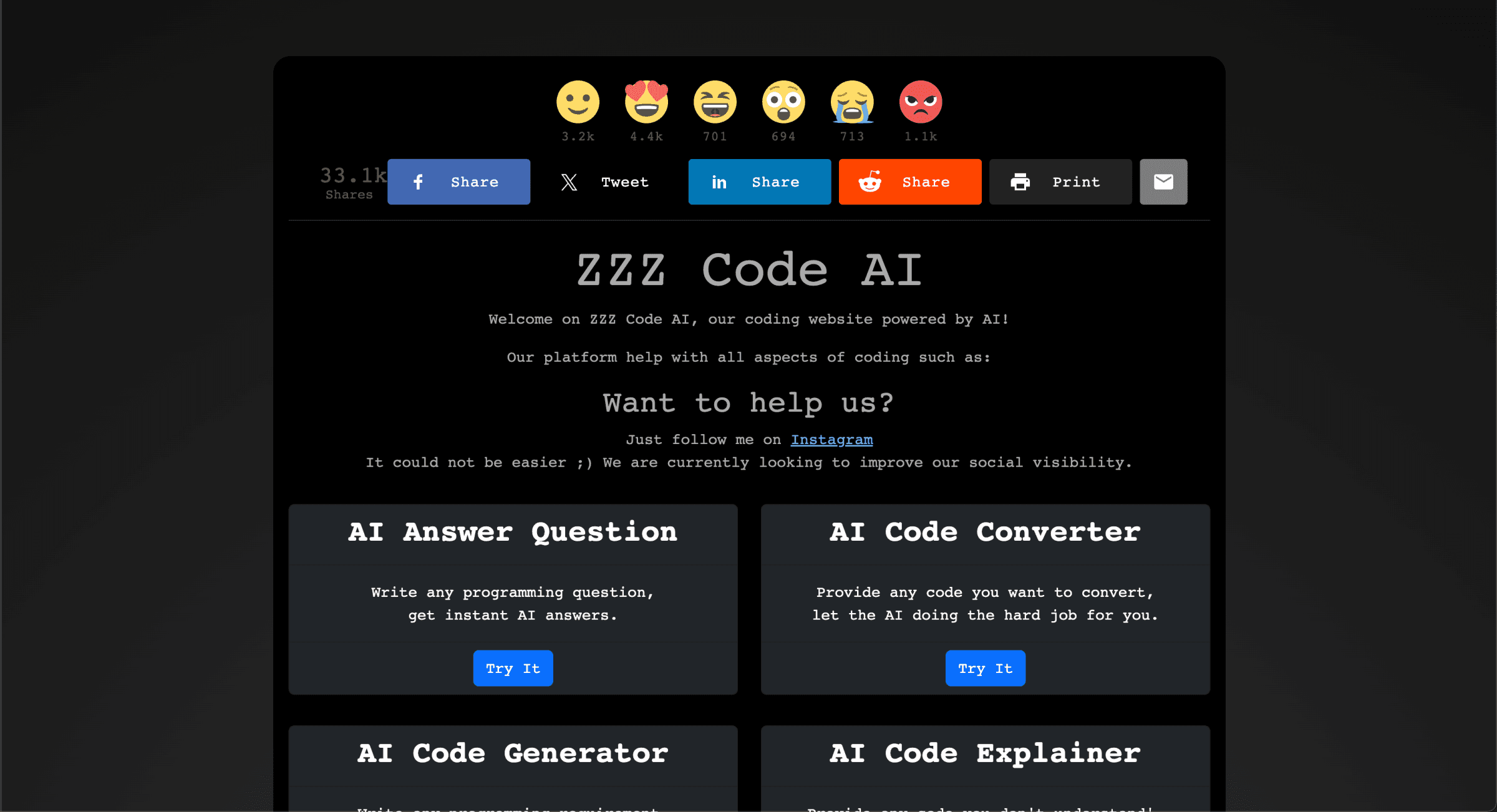 Exploring ZZZCode.ai: An AI Coding Assistant for Developers