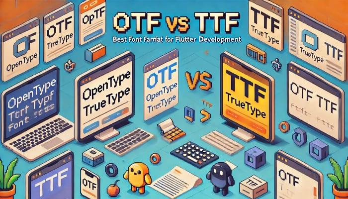 OTF vs TTF: Best Font Format for Flutter App Development