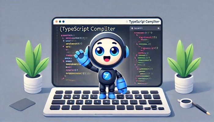 IDE with TypeScript code on screen - TS Playground: Top Online Compilers for TypeScript Beginners