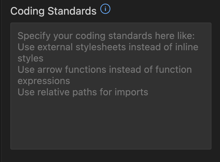 Coding Standards